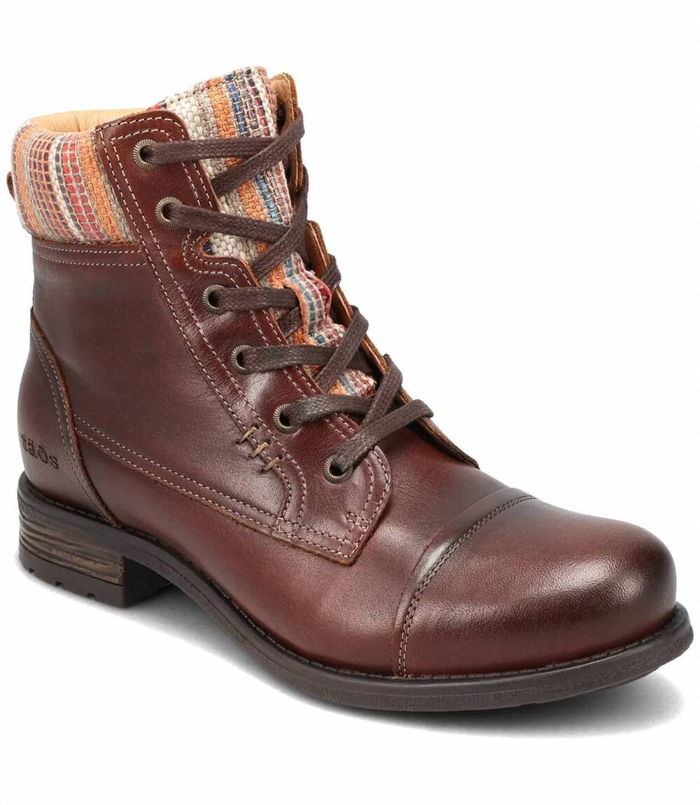 NEW TAOS women's captain boots in brown